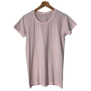Lululemon Swiftly Tech Short Sleeve Shirt 2.0 Pink Womens 8 Running Top